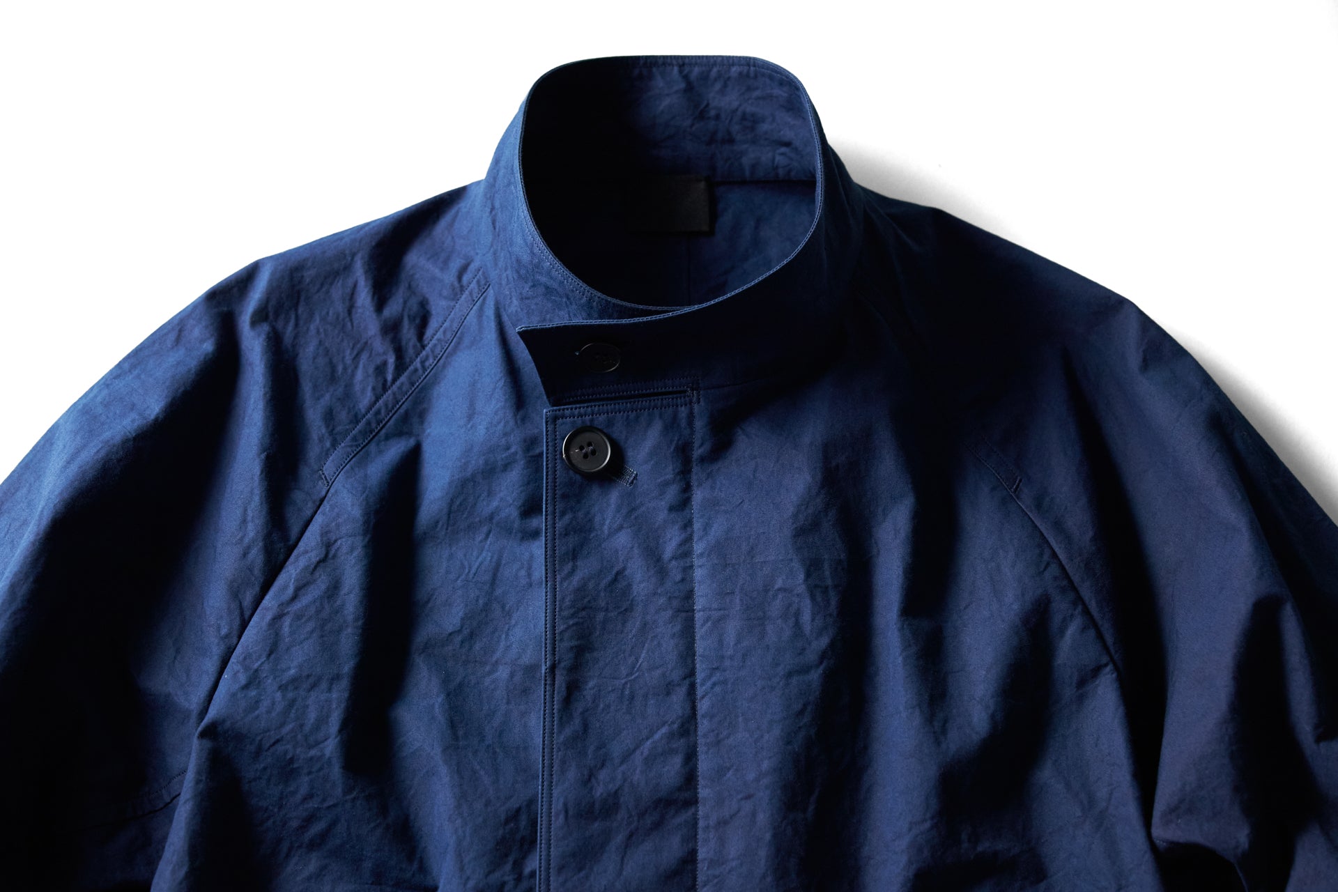 25113-ai / 藍染シールドコットンクロス・ジップジャケット – 山内