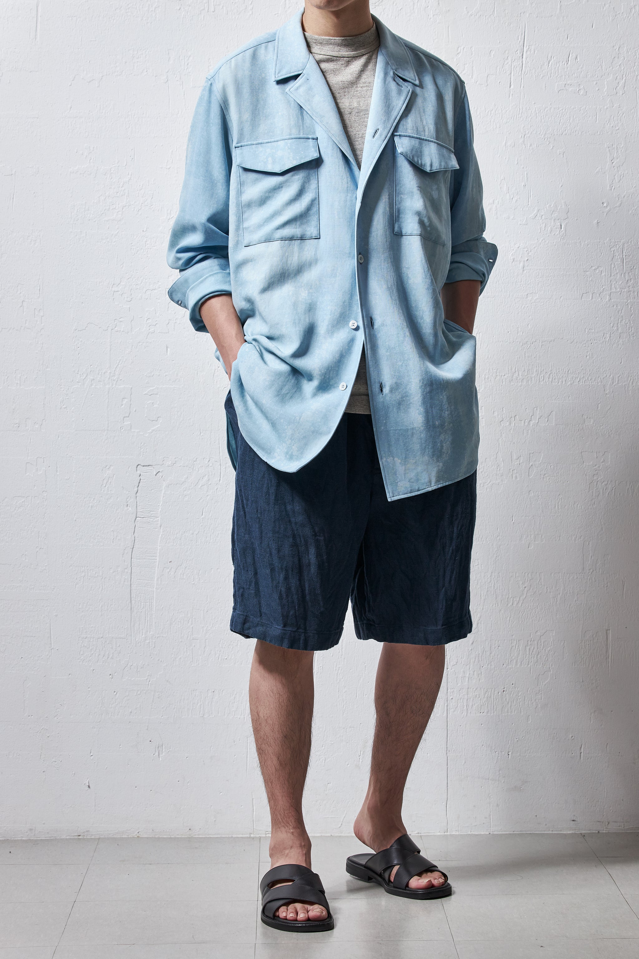 山内 強撚コットンローブ・テーラードカラーシャツ 藍染め 3 25142-ai-31_2048x.jpg?v=1734931842