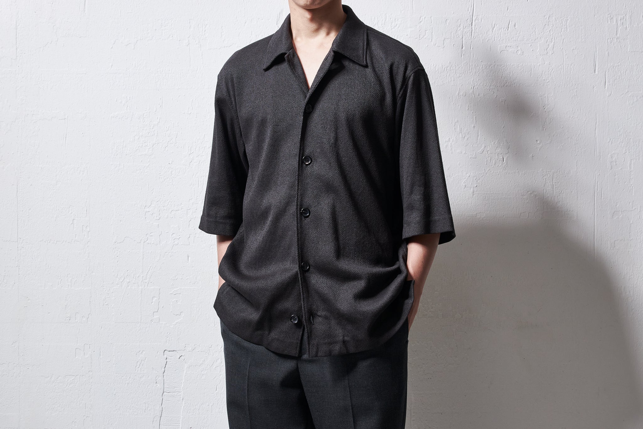 PGG グレー ショートスリーブシャツ Basic Short Sleeve Shirt | RIDGE MOUNTAIN GEAR