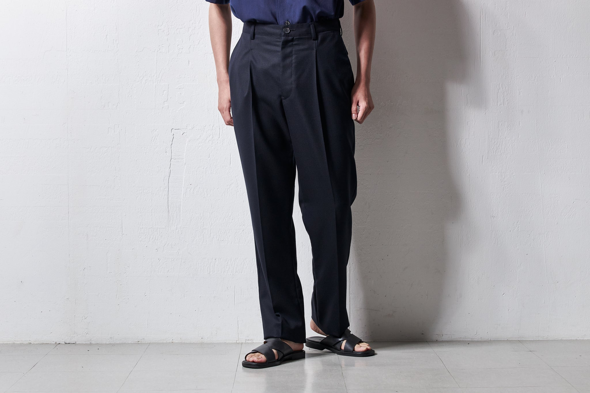 【タグ付！未使用品】山内 ヤマウチ 高級 スラックス パンツ ブラック Mサイズ 商品 – 山内