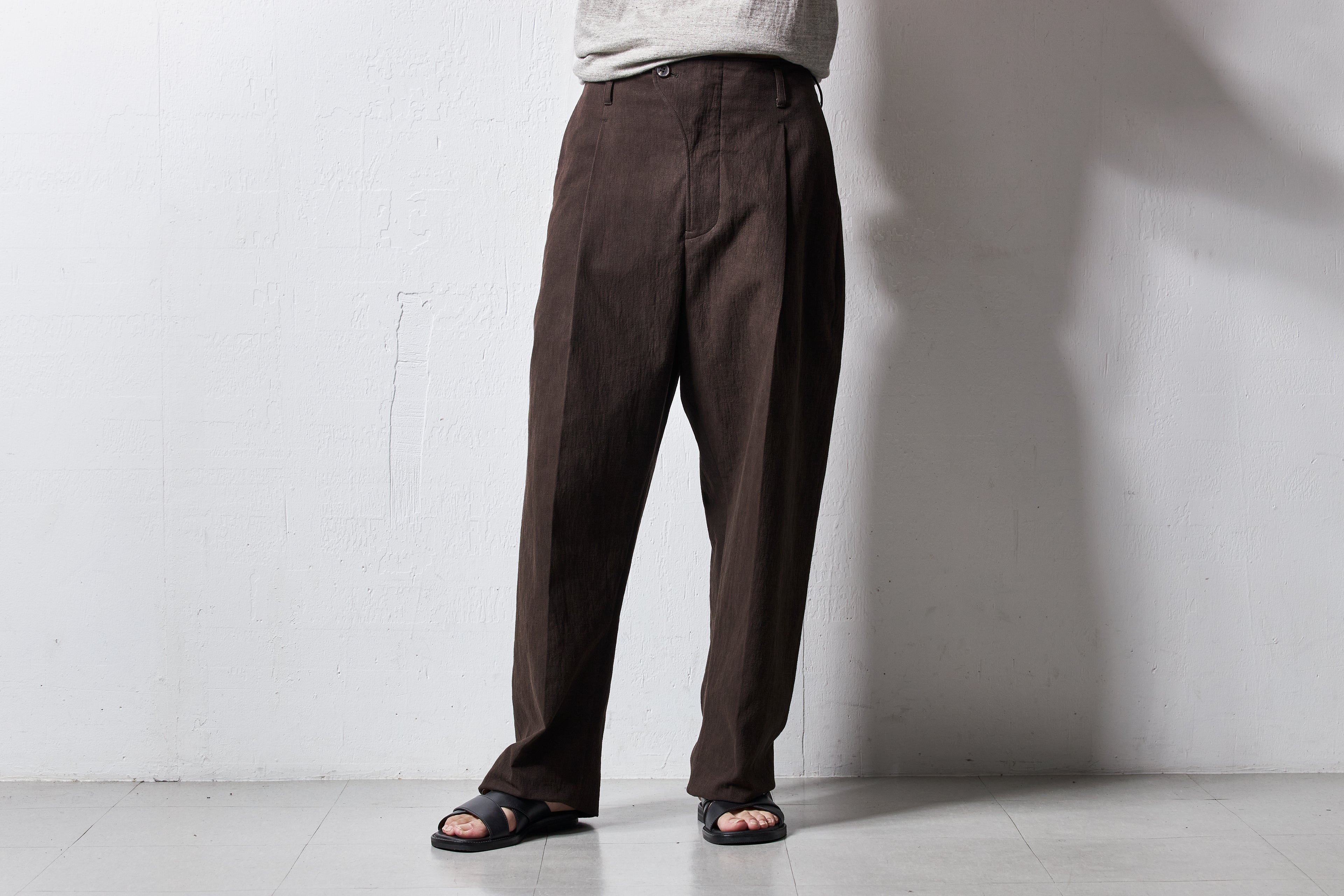 25164-doro / 泥染コットンリネンセミダブルクロス・サイド