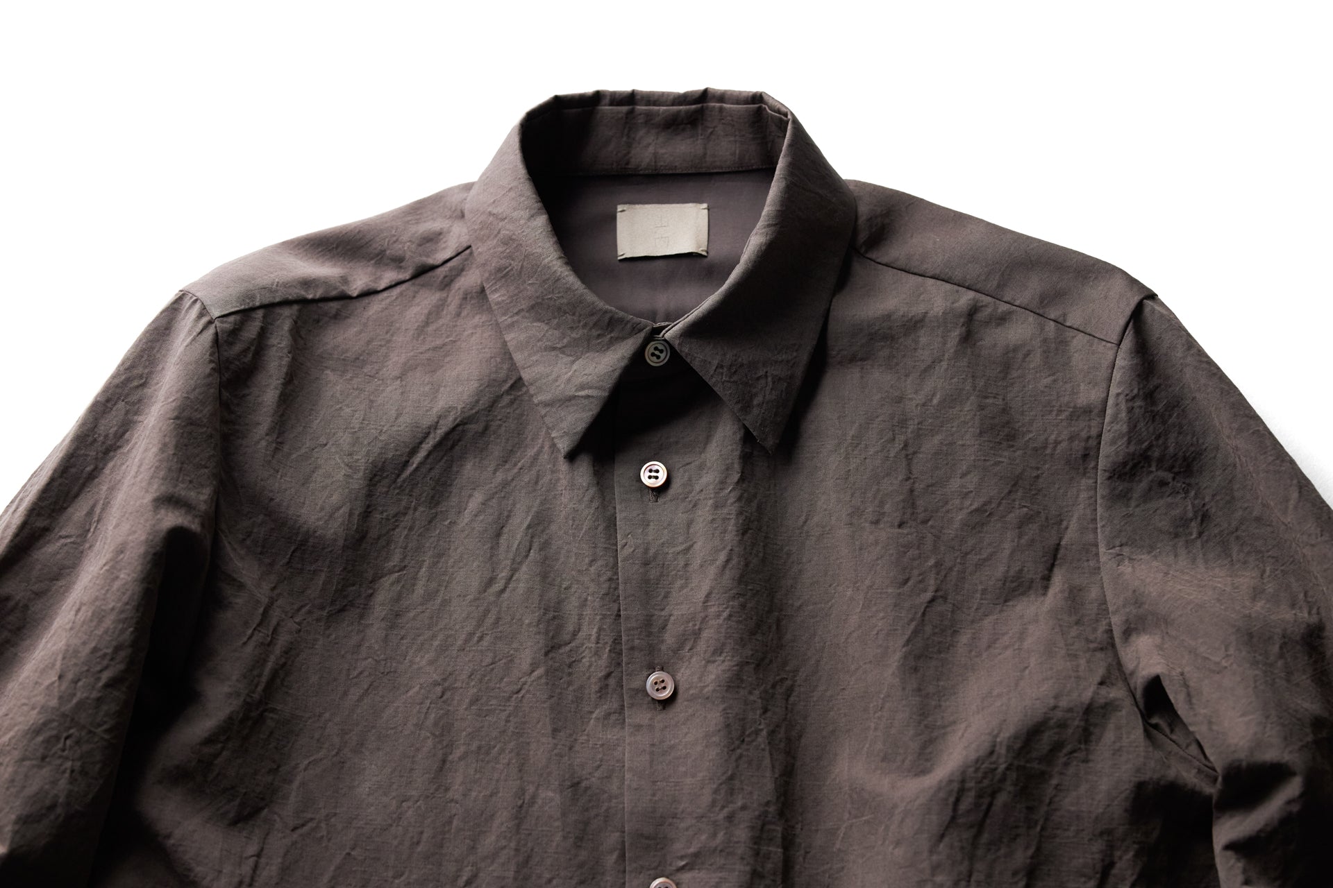 【美品】山内 塩縮加工コットンリネンシャツ yc41 Lサイズ yc41-251 / 塩縮加工コットンリネンシャツ-keshiaka – 山内