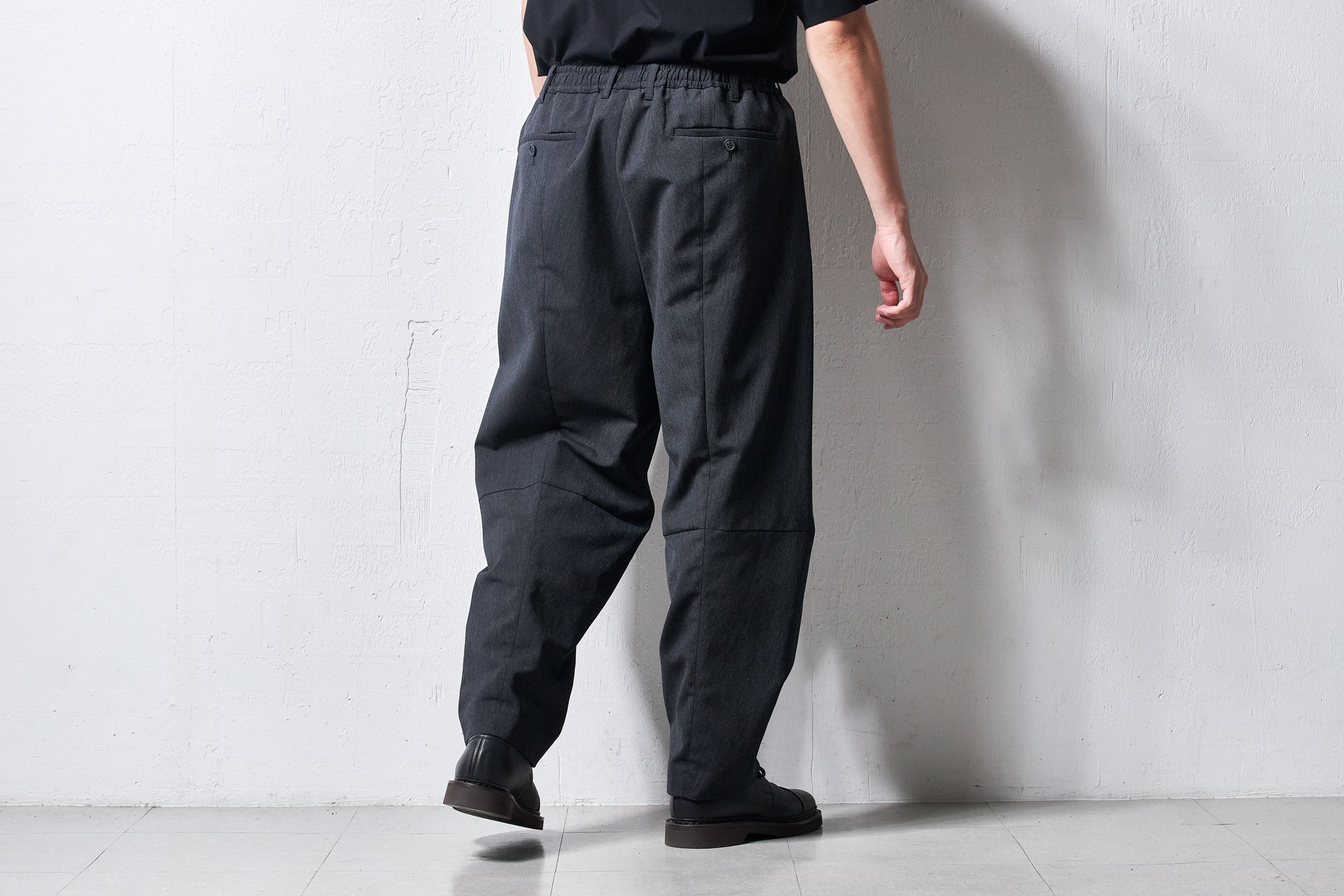 yc70-261-wa/ ウール×和紙 ・ワンカットイージーパンツ – 山内